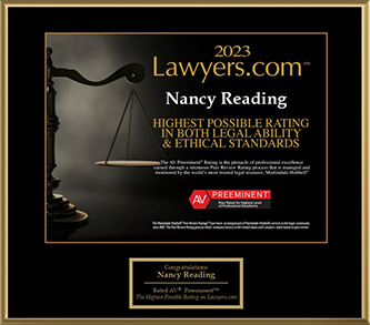 AV preeminent official certification from lawyers.com